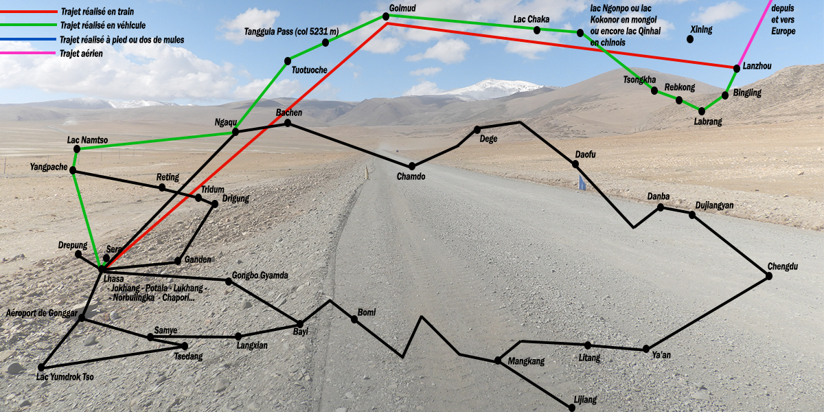 carte tibet kham amdo