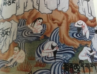 Les Bains Chauds dans les eaux thermales du Tibet